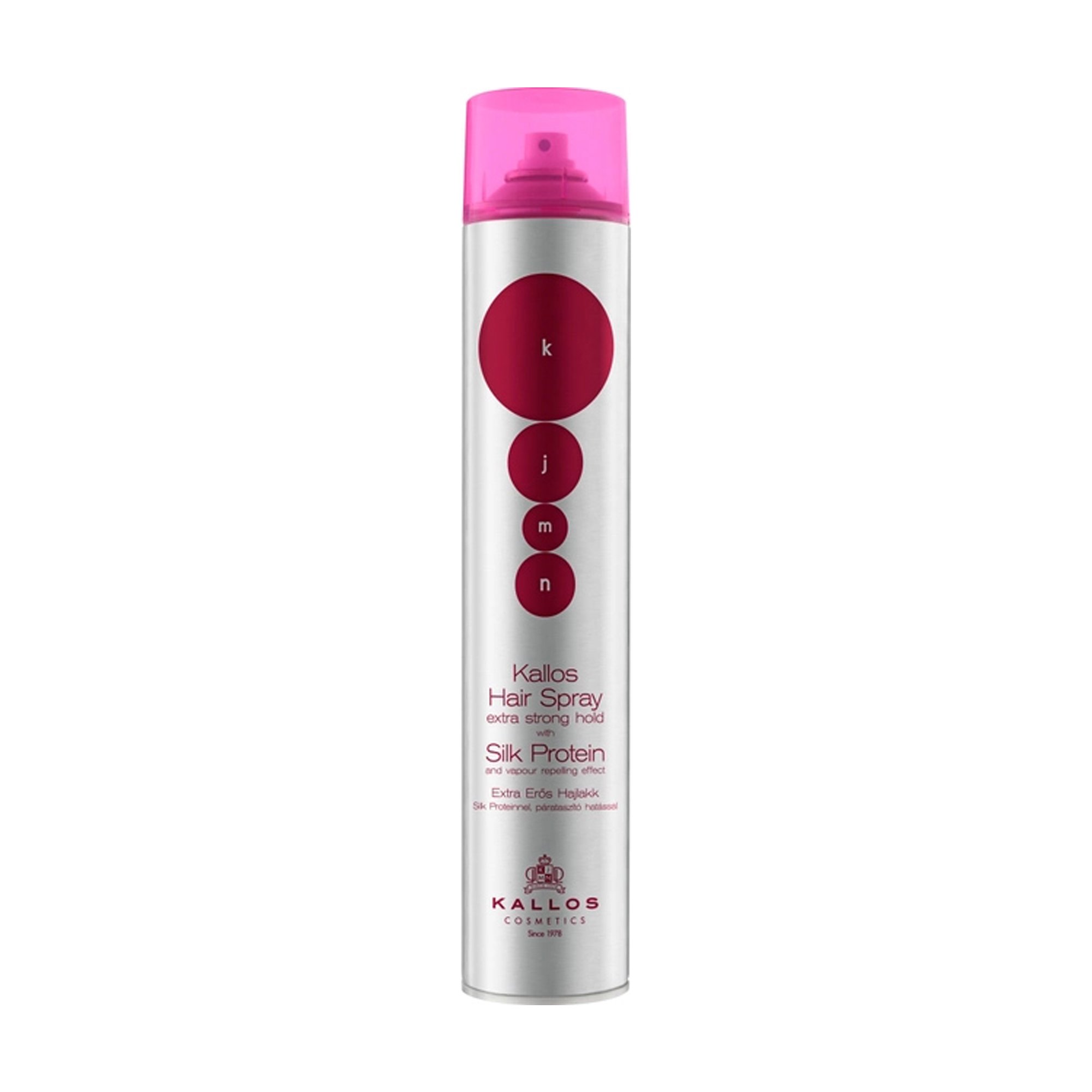Оксана Лак для укладки волос Kallos Cosmetics KJMN Extra Strong Hold Hair Spray экстрасильной фиксации photo