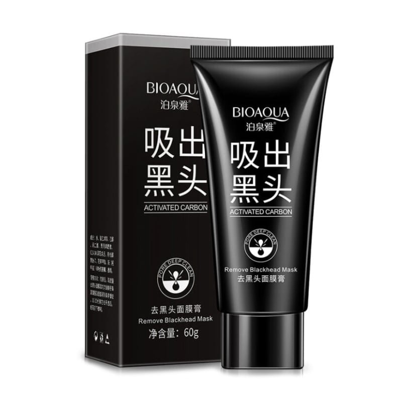 Олена Маска-пленка для лица Bioaqua Remove Blackhead Mask Deep Cleansing с активированным углем от черных точек photo