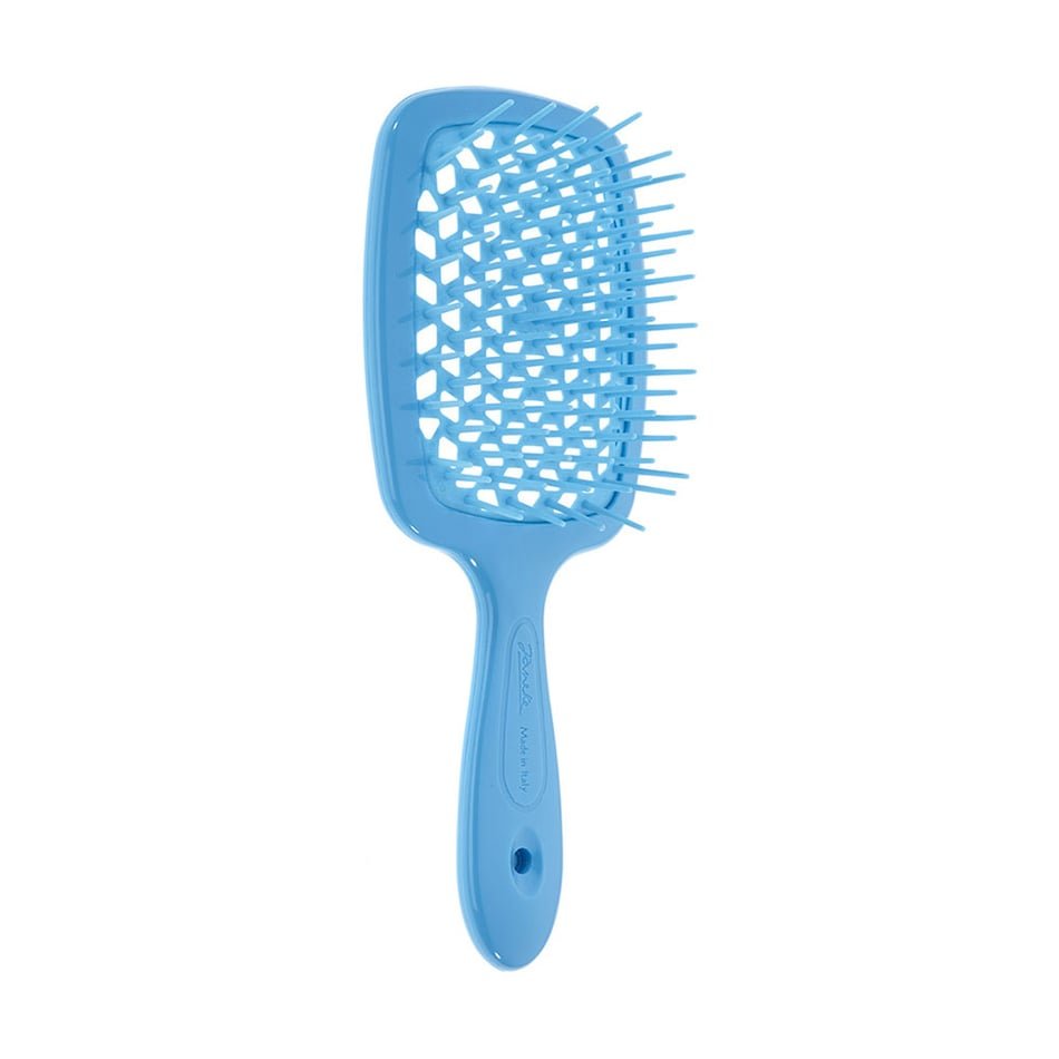 Наталія Расческа для волос Janeke Superbrush 1830 The Original Italian Patent Неоново-синяя photo