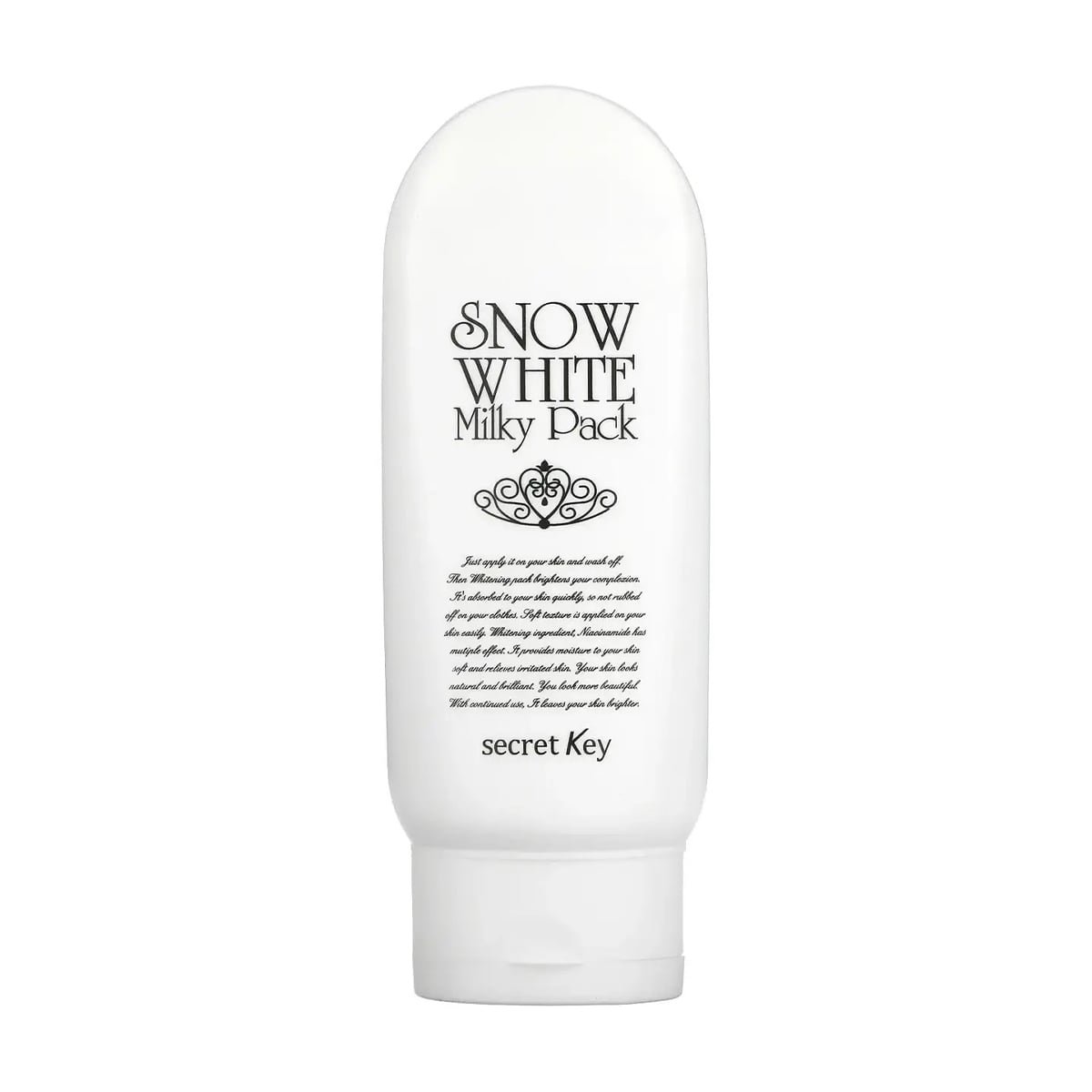 Наталія Відбілювальна маска для обличчя Secret Key Snow White Milky Pack Білосніжка, 200 мл photo