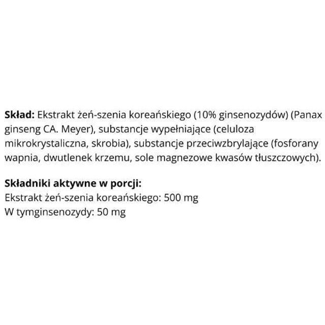 Натуральна добавка для спорту IronFlex Ginseng Korean 100 Tabs (1050950)