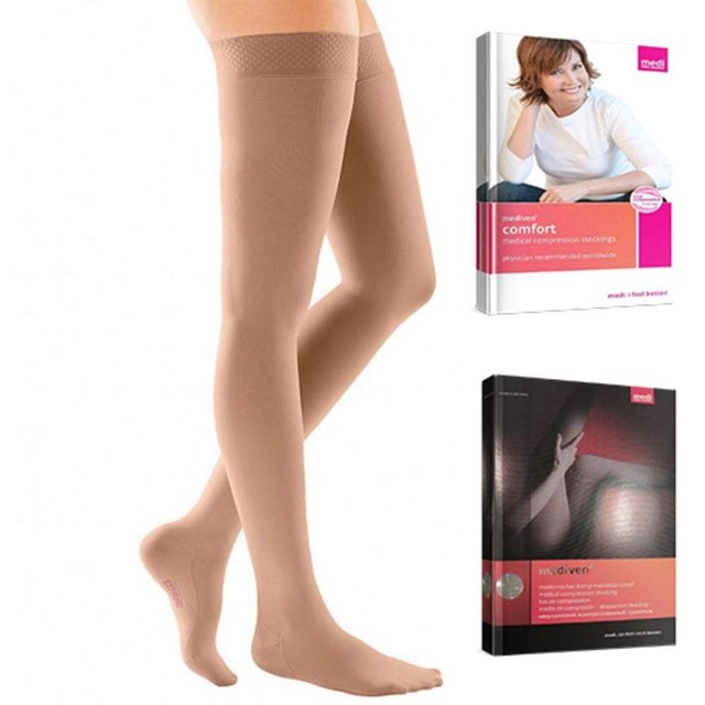 Компрессионные чулки на широкое бедро Mediven Comfort 2 класс (1613341)