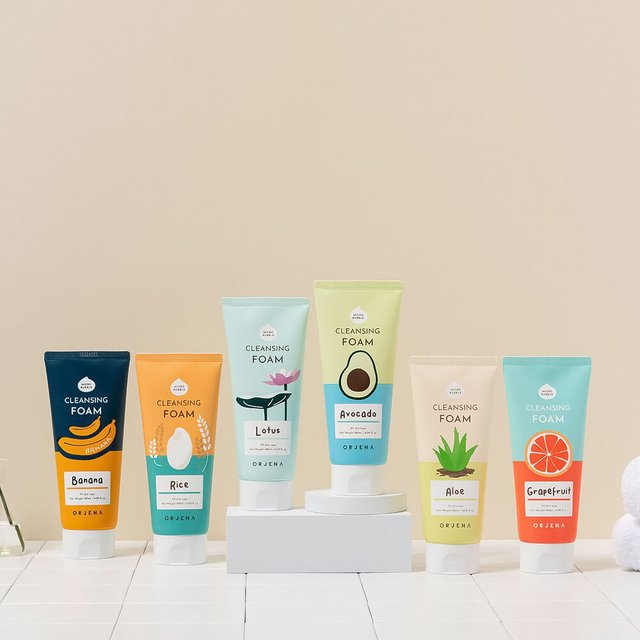 Очищувальна пінка для обличчя ORJENA Cleansing Foam Avocado з авокадо, 180 мл