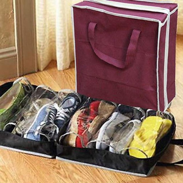 Сумка органайзер для зберігання взуття 6 пар Шуз Той UKC Shoe Tote (1829060)