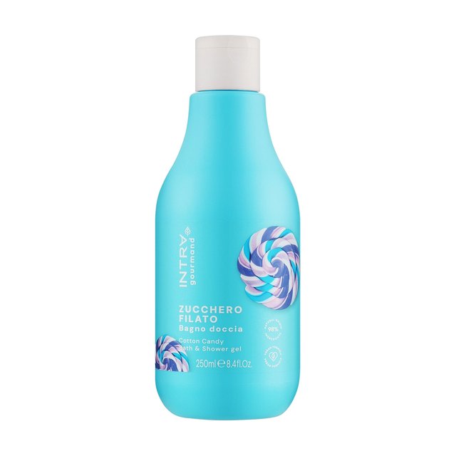Гель-крем для душу та ванни Intra Cotton Candy Bath & Shower Gel з ферментованим вівсом, 250 мл