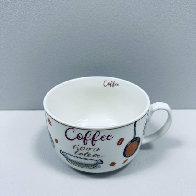 Чашка порцелянова S&T 3186 Coffee good idea 650 мл 12,2x9 см (2118908)