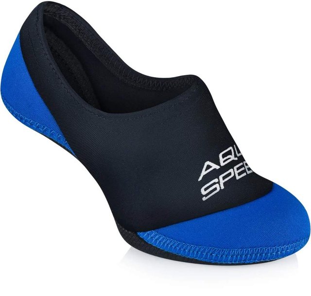 Шкарпетки Aqua Speed неопрен 24-25 чорні сині для плавання (718825) (2145113)