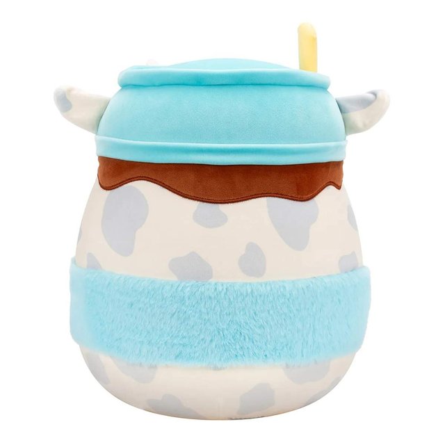 М'яка іграшка Squishmallows поліестер 30 см сіра корівка (700561) (2580997)
